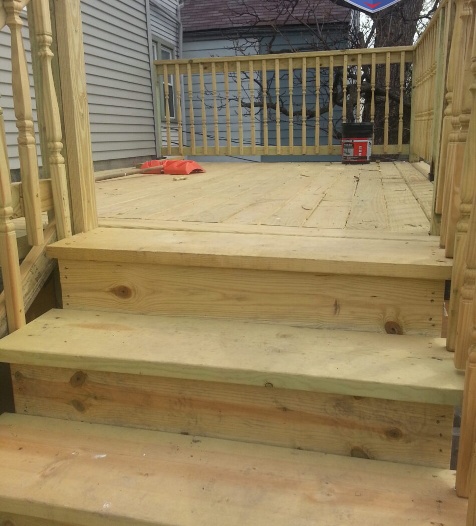 Treated Wood Decking