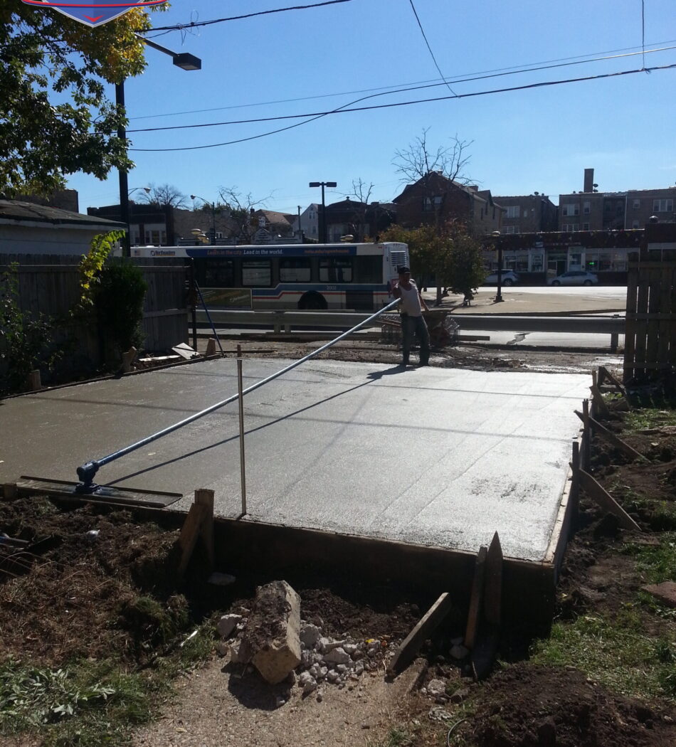 2.5 CAR GARAGE POUR