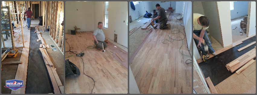 Installing woodfloors