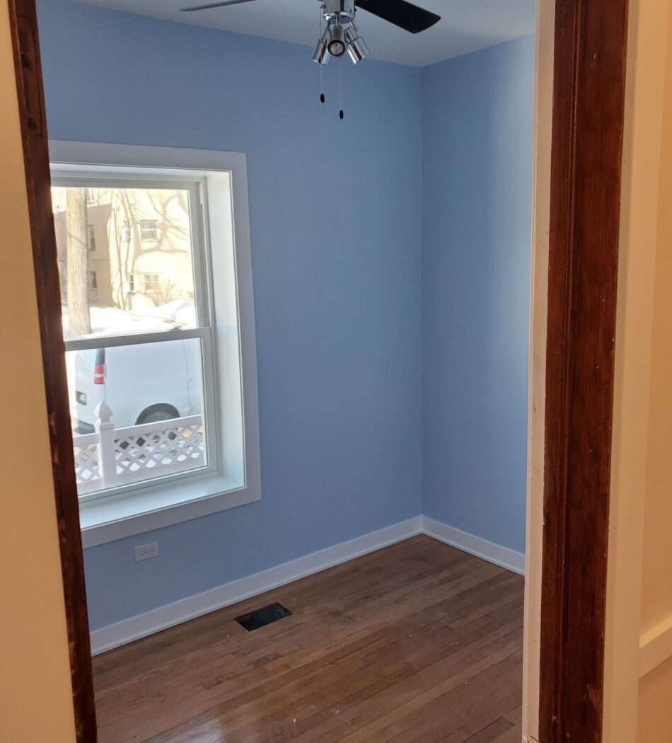 Painters can spend two to four days painting an average project