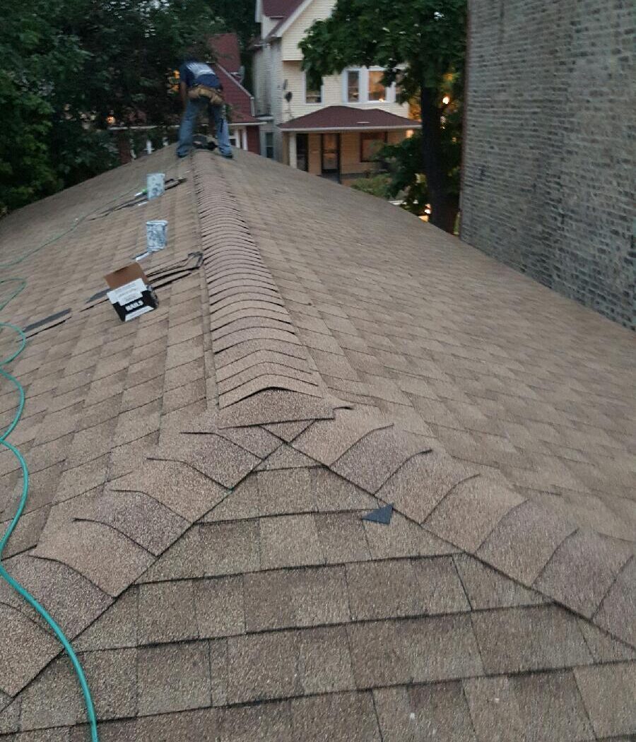 Shingle roof installation 1 Shingle Installation