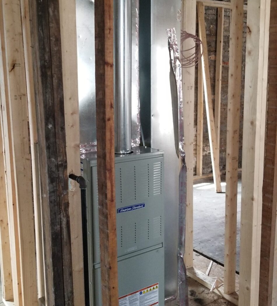 Ventilation Ductwork with Unit