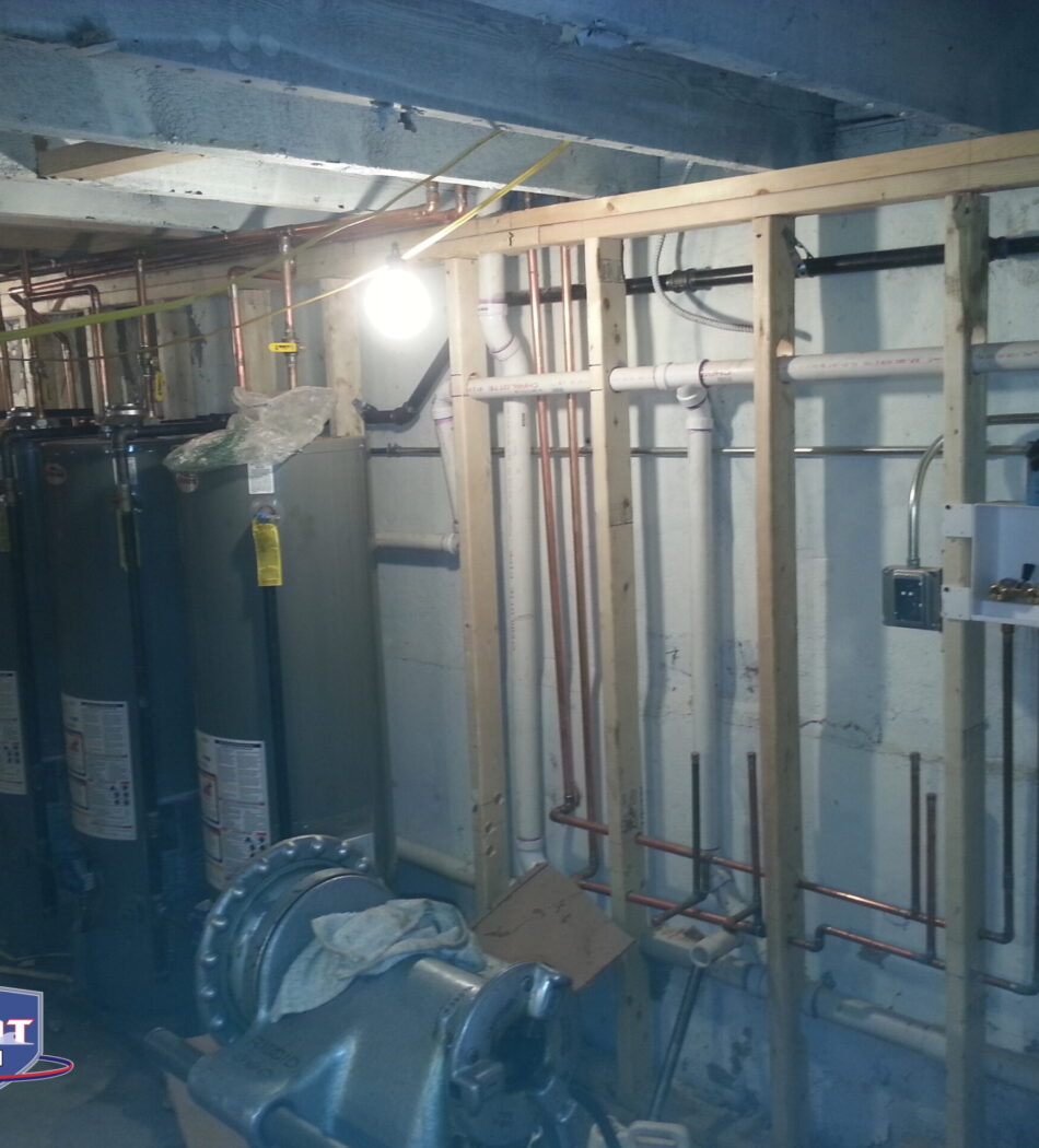 Water tank installation1