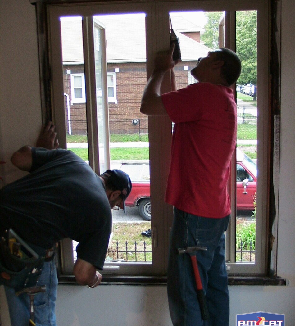 Window installation 01 Window installation 01