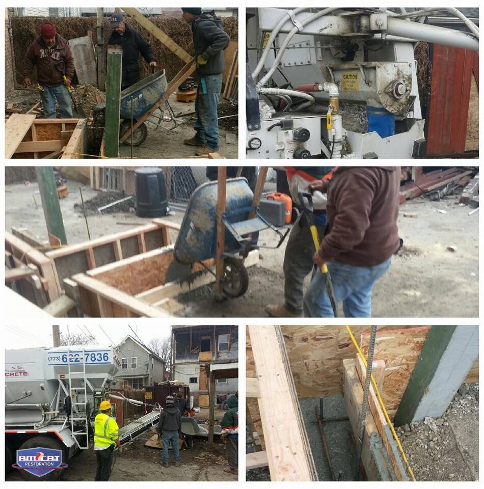 Retaining wall installation