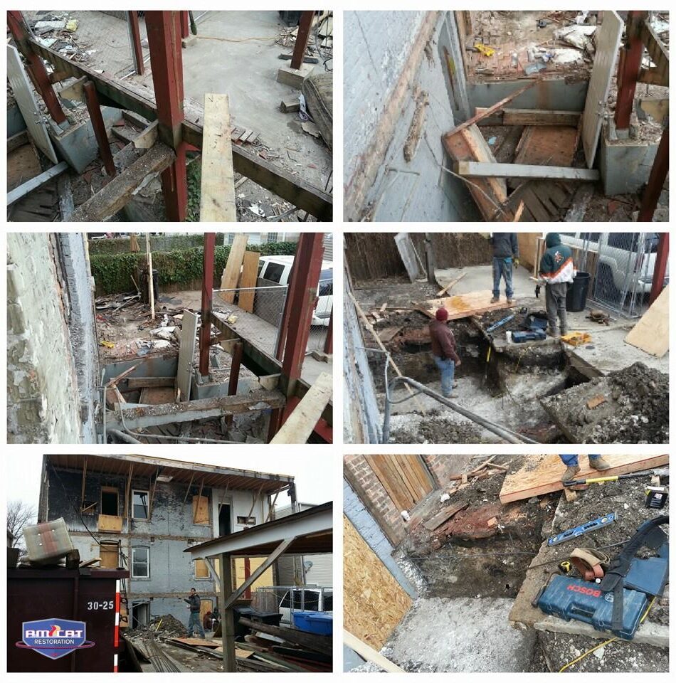 Retaining wall installation