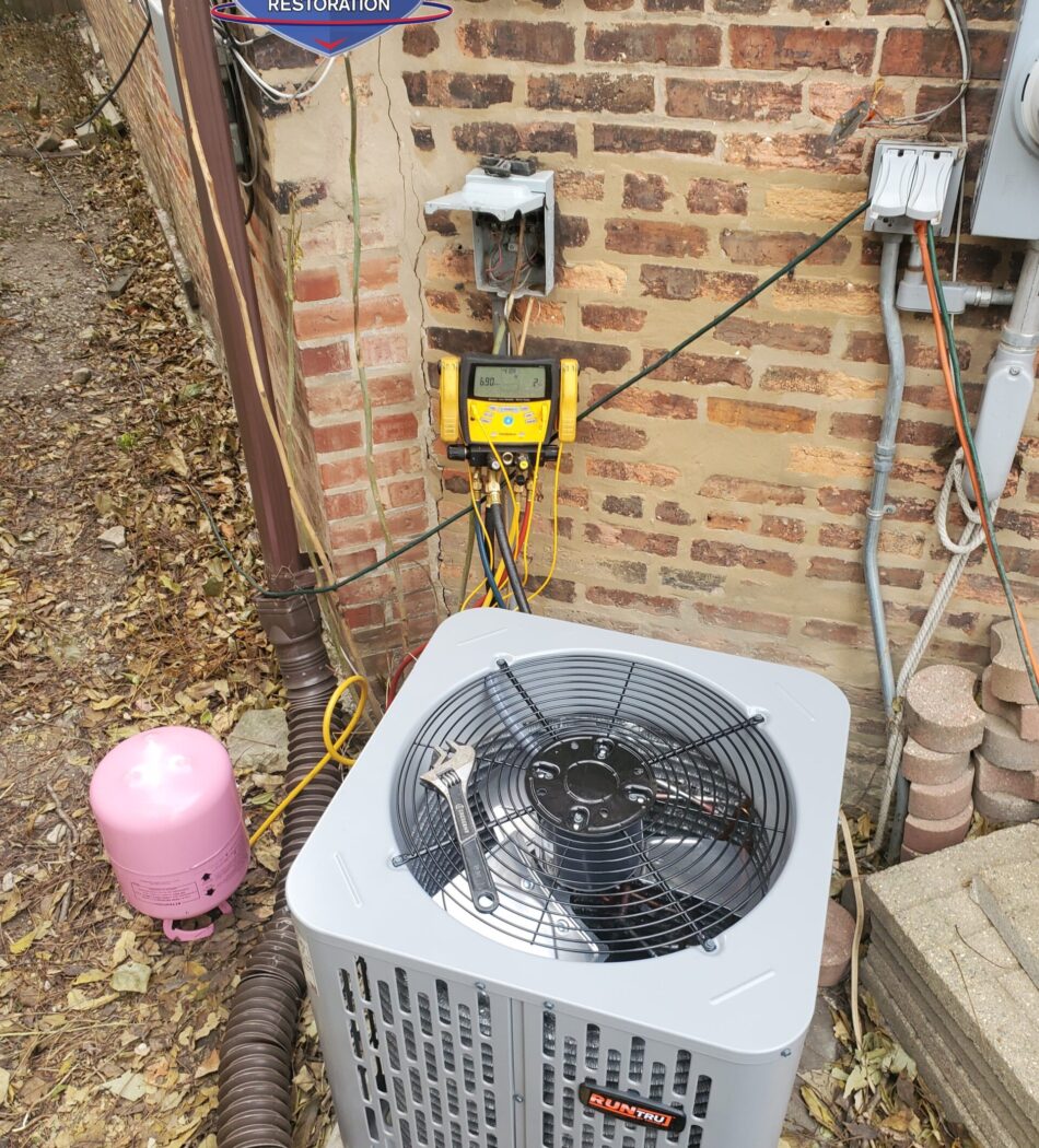 HVAC install 96 efficiency condenser