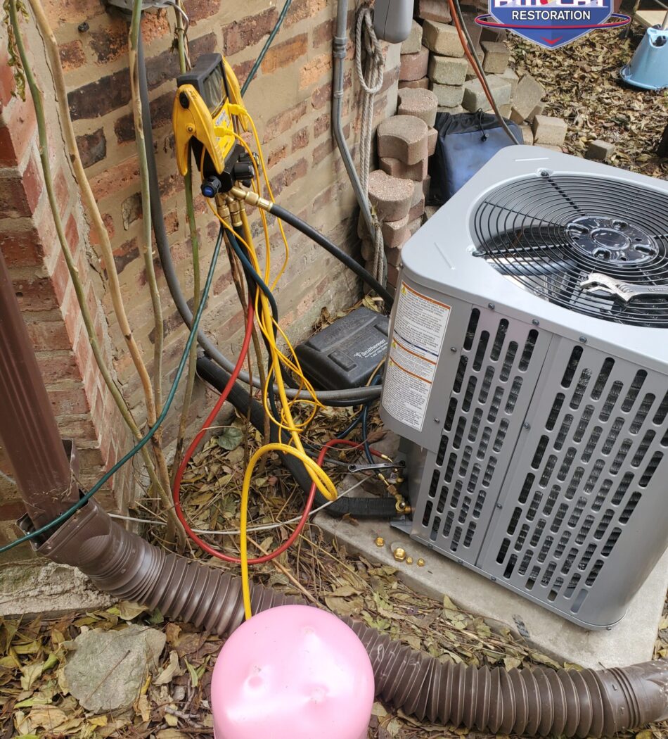 HVAC install 96 efficiency condenser